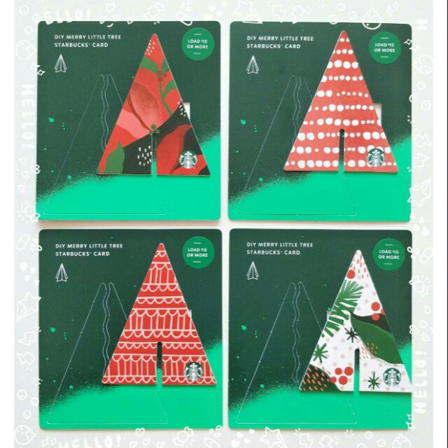 New 2019 Starbucks Card Christmas Tree สตาร์บัคส์การ์ด บัตรสตาร์บัค