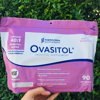 Ovasitol® Inositol Powder Supplement | Theralogix สำหรับผู้หญิงที่มีภาวะ PCOS หรือต้องการบำรุงไข่ให้สมบูรณ์