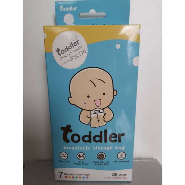 Toddler ถุงเก็บน้ำนม