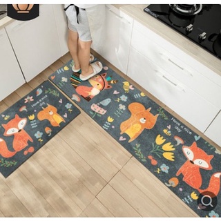 Kitchen Mat 2 Pieces Anti Fatigue Kitchen Rug Mat Sets Non Slip Carpet (40x60cm and 40x120cm)