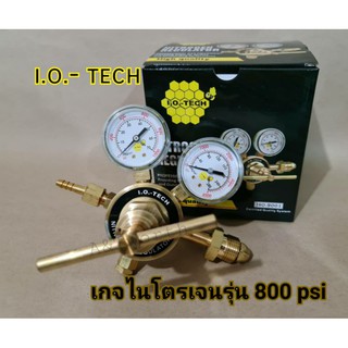 เกจปรับแรงดันไนโตรเจน i.o.-tech รุ่น800 psi. มาตรฐาน iso 9001