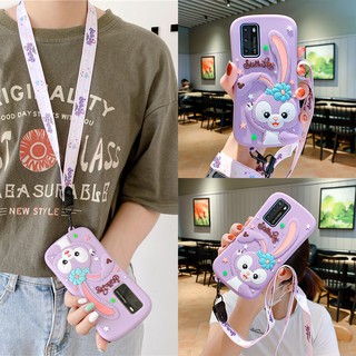 Huawei Y9S Y8P Nova8 Nova7 SE Nova3 Nova4 เคสโทรศัพท์ P20 P30 P40 Y7 Pro Y9 prime 2019 Nova 5T 3i 3 4 7 Honor play 8X TPU Soft case ลายกระต่าย เคสซิลิโคน เกราะป้องกัน