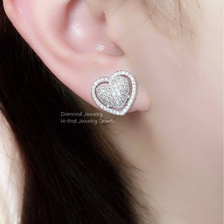 Diamond Earring งานเพชร CZ แท้  งานสวยมากกกก งานสวยมว้ากกกกกถึงมากที่สุดคะ รุ่นนี้แนะนำเลยค่ะ