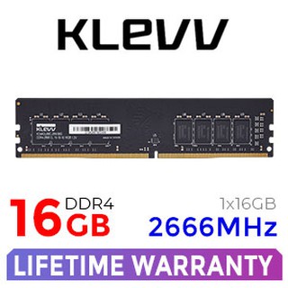 16GB (16GBx1) 2666MHz DDR4 RAM PC (แรมพีซี) KLEVV (KD4AGU880-26N190A)