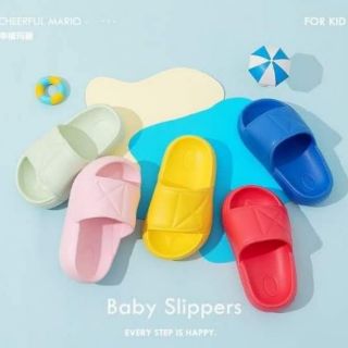 Baby Slippers รองเท้ายางกันลื่น สำหรับเด็ก ไซส์ 16-23 cm มี 2 สี น้ำเงิน และ เหลือง