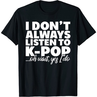 เสื้อยืดโอเวอร์ไซส์เสื้อยืด พิมพ์ลาย Kpop Music Lover สําหรับผู้ใหญ่S-3XL