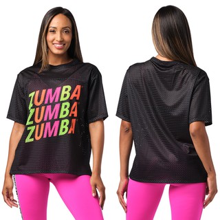 Zumba Mesh Boxy Top (เสื้อออกกำลังกายซุมบ้า)