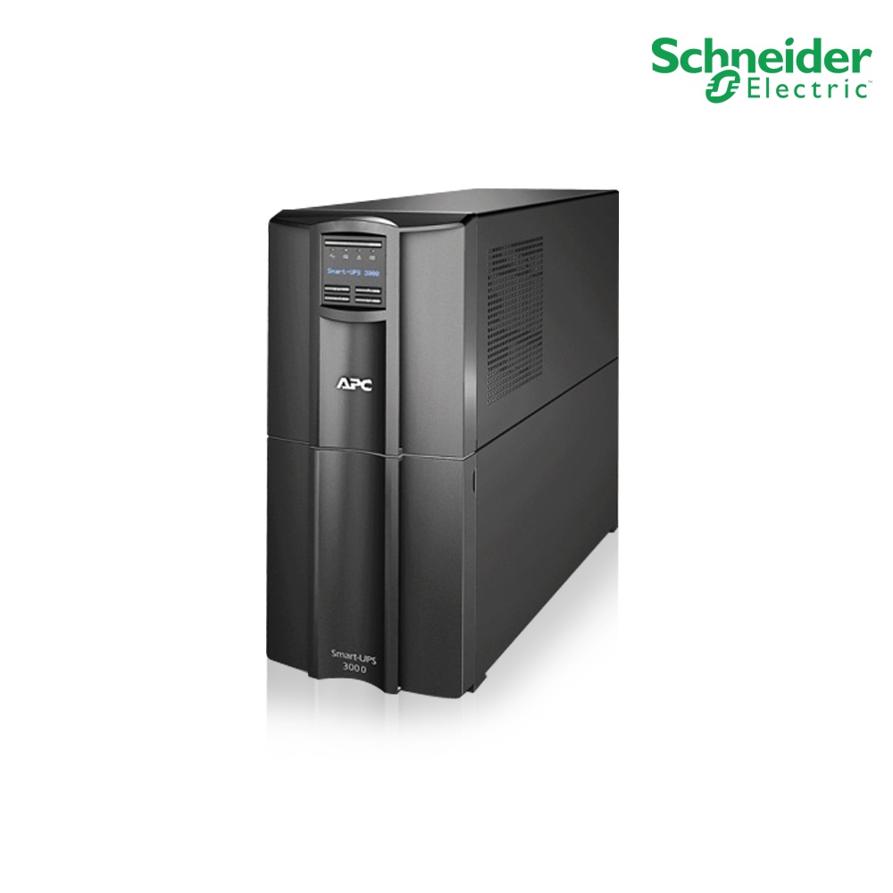 Schneider Electric APC เครื่องสำรองไฟ แบบตั้งพื้น 2U (3000VA/2700Watt) AVR Sinewave มี SmartConnect 