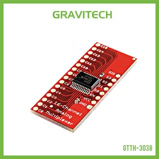 [Gravitechthai]16-CH Analog MUX Breakout Board 2V-6V - CD74HC4067