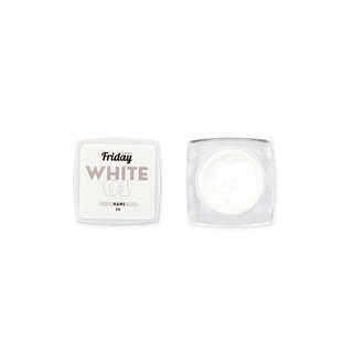 สีเพ้นท์ลายเกาหลี 01 Nami สีขาว