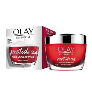 [ใหม่] OLAY โอเลย์ Regenerist Collagen-Peptide24 ครีมบำรุงสูตรผิวเด้ง อิ่มฟู 50g | Moisturiser Cream 50g