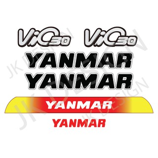 Sticker ติดรถแม็คโคร yanmar vio30-6