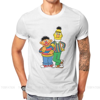 เสื้อยืดพิมพ์ลายเสื้อยืดSesame Street 80S Series Friends เสื้อเบลาส์ เข้ารูป พิมพ์ลายกราฟฟิค คลาสสิก ขนาดใหญ่ สําหรับผู้