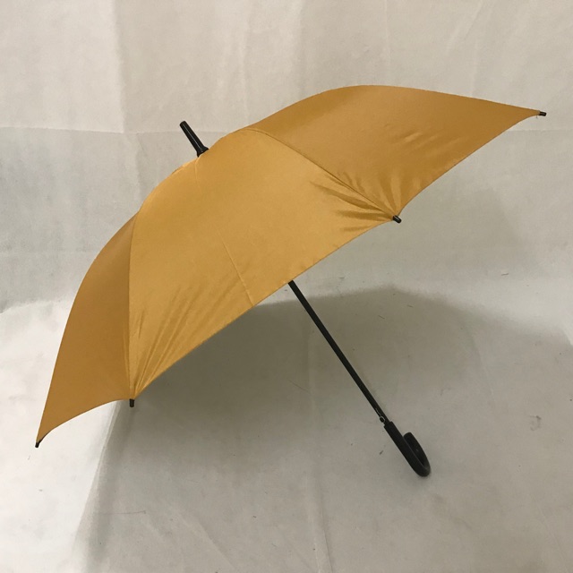 ร่ม ร่มถวายพระ คันใหญ่ รหัส28142-3 เปิดออโต้ ด้ามพลาสติกงอ สีไพร กันUV กันแดด กันฝน ผลิตในไทย Umbrella