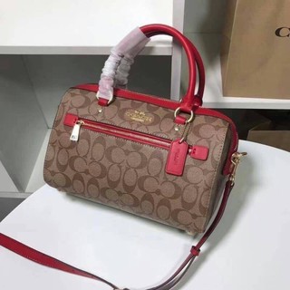 💥COACH FACTORY OUTLET ROWAN SATCHEL IN SIGNATURE BAG