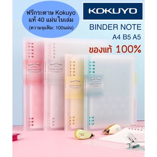 สมุดเติมไส้กระดาษรีฟิล Kokuyo ของแท้ A4 B5 A5 สมุดเปลี่ยนไส้ แฟ้มสมุดเติมไส้ สมุดแฟ้มเติมไส้