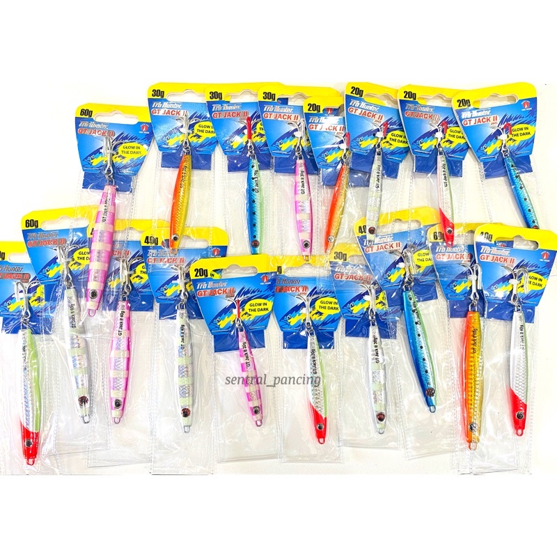 Metal Jig Pro Hunter GT Jack II Bait 20gr 30gr 40gr 60gr 80gr 100gr