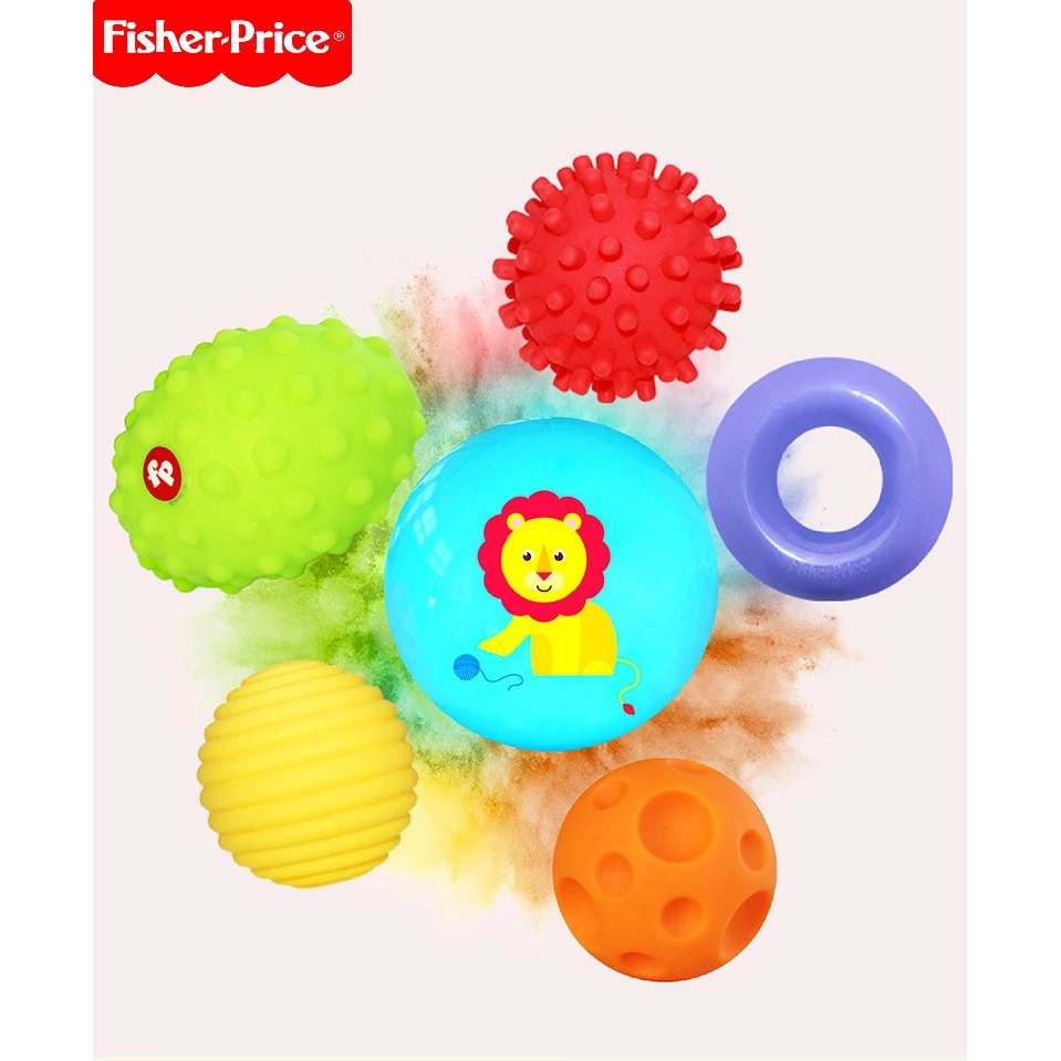 Fisher Price Six Senses Sensory Activity Balls ชุดลูกบอลฝึกพัฒนาการ 6 ชิ้น thumbnail 5
