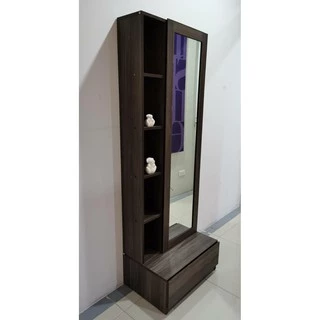 [HOT DEAL] โต๊ะเครื่องแป้ง แบบยืนแต่ง สไตส์มินิมอล เปิดเก็บของได้ (อ่านรายละเอียดก่อนสั่งค่ะ)