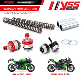 ชุดอัพเกรดโช้คหน้า (FORK UPGRADE KIT) สำหรับ KAWASAKI NINJA / Z 250/300, 250SL/300SL