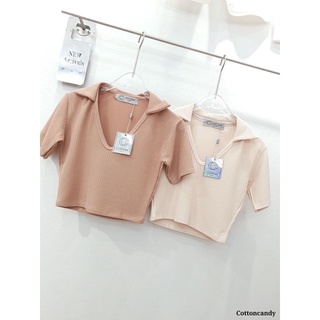 เสื้อทรงครอปมือ1ผ้าดี