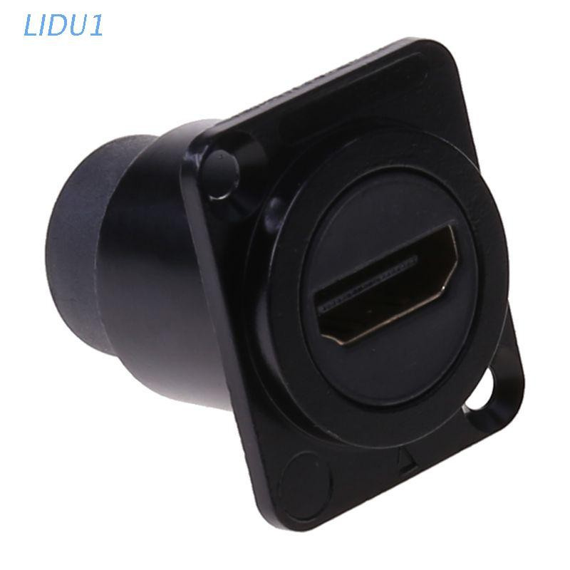 Lidu1 Hdmi D-Type ซ็อกเก็ตเสียบเครือข่ายแชสซีแผงเชื่อมต่อเสียงโลหะเชื่อมต่อสาย Hd