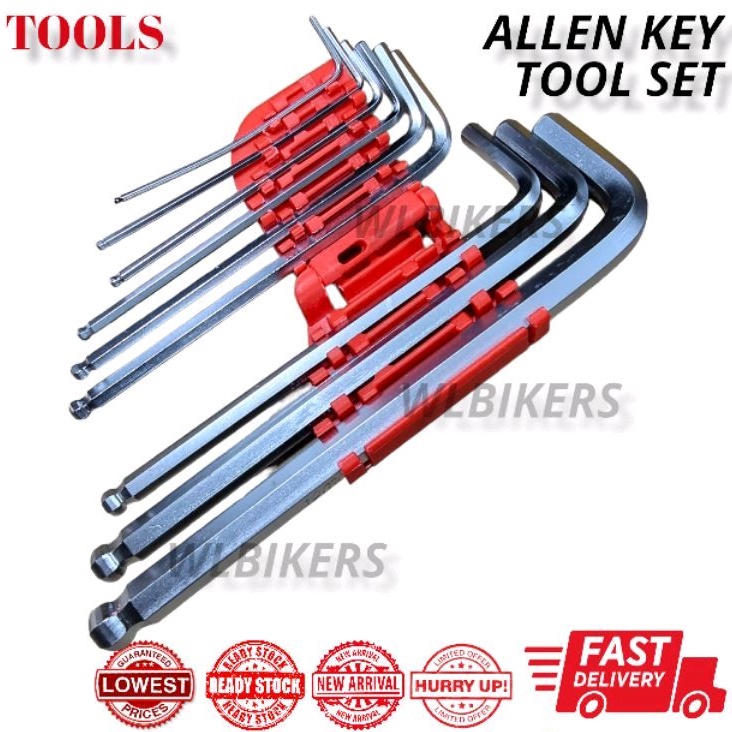 ALLEN KEY TOOLS KITS ALLEN HEX KEY SET MOTORCYCLES SCREWS - สินค้าสุดฮอต-