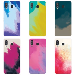 Samsung Galaxy A8 Star เคสนิ่ม TPU สีน้ํา ไล่โทนสี ด้านหลัง เคสโทรศัพท์ Samsung A8 Star เคสซิลิโคน