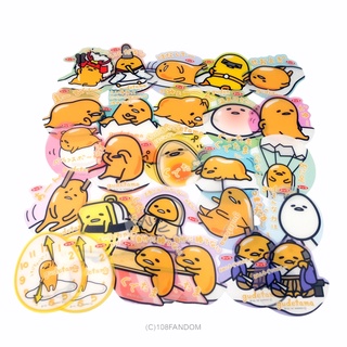 🌟ขายเหมา 26 ชิ้น Gudetama Die-cut Card การ์ดไข่ขี้เกียจ พลาสติก โปร่งแสง