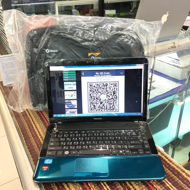 ขายถโน้ตบุ๊คTosiba M840 สีฟ้า สำหรับทำงาน