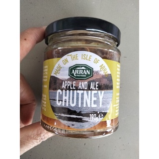 Arran Apple And Ale Chutney ซอสแอปเปิ้ล สำหรับ จิ้ม และราดอาหาร190g.