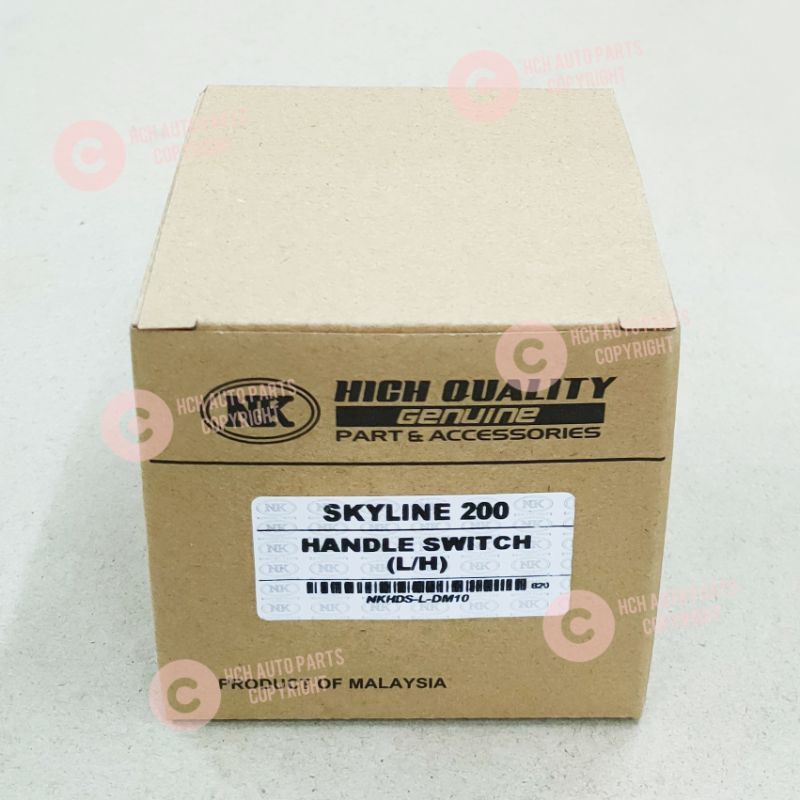 HANDLE SWITCH ASSY (LH) - DEMAK - SKYLINE 200 (OE PARTS)