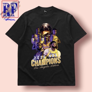 ROUNDคอลูกเรือNeckLakers - NBA CHAMPIONS เสื้อยืดลําลอง แขนสั้น ลาย bootleg สไตล์วินเทจ สําหรับผู้ชาย ผู้หญิง ไซซ์ 30s 2