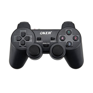 OKER W76 Gaming Joy Controller Wireless จอยเกมส์มิ่งไร้สาย จอยไร้สาย สำหรับ PC/PS3/Notebook จอยคอมพิวเตอร์