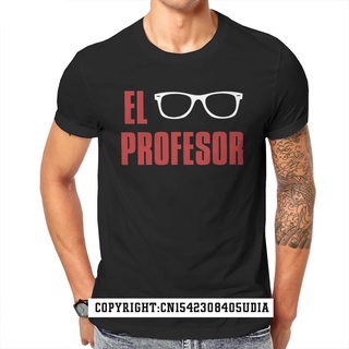 [COD]เสื้อยืด พิมพ์ลาย The Professor Money Heist La Casa De Papel El Profesor Tv Series สําหรับผู้ชาย
