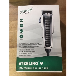 ปัตตาเลียนตัดผม  wahl  sterling 9 (ไฟนอก 110v ac)  **แถมชุดแปลงไฟ จาก 220vเป็น110v  ac. สินค้า ใหม่  มือ1 usa