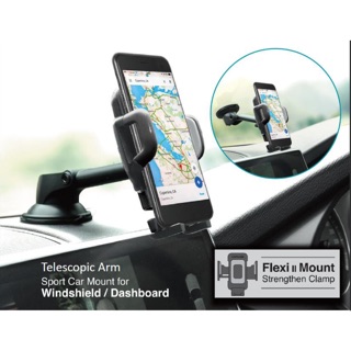 Capdase Sport Car Mount Flexi II Telescopic-Arm for Windshield/Dashboard