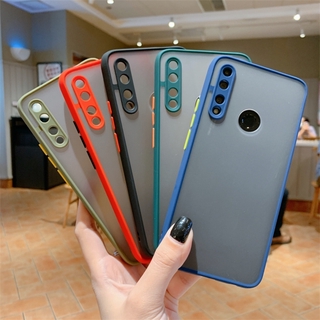เคสหลังด้านกล้องขอบสี มี5สี รุ่น Huawei Y7a Y7p Y9 Prime Y6 Pro 2019 Nova 3i 2i เคส กันกระแทก
