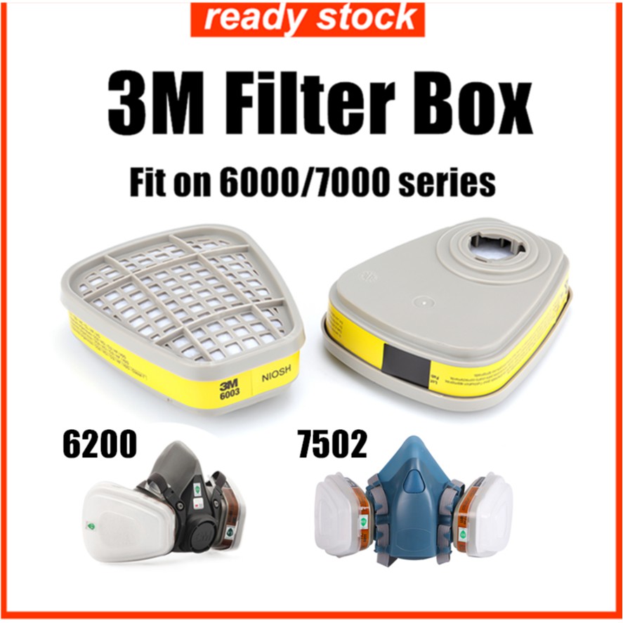 รุ่น:3M 6002 6003 6004 6006 CN กล่องกรองหน้ากาก Niosh