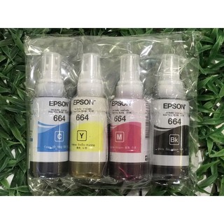 หมึก Epson​ 664  4สี L-Series  BK/C/M/Y ของแท้💯% แบบไม่มีกล่อง