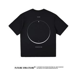 [S-5XL]Staxrmd Future 21SS เสื้อยืดลําลอง แขนสั้น คอกลม พิมพ์ลาย ทรงหลวม สําหรับผู้ชาย ผู้หญิง