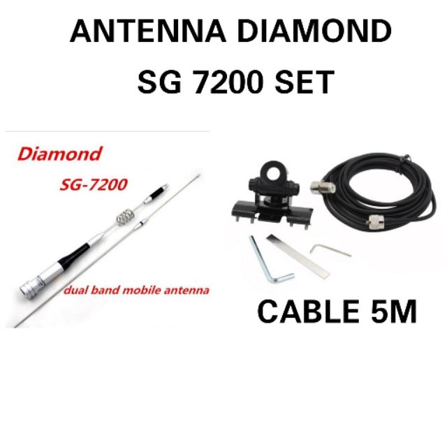 เสาอากาศ Diamond Sg 7200 ครบชุด