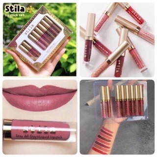 ลิป . Stila สวยมาก สีแน่นชัด เนื้อทาง่าย 8 แท่งต่อแพ็ค**พร้อมส่ง