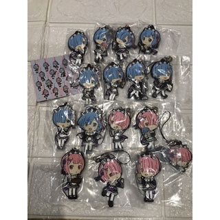 พวงกุญแจยางอนิเมะ สแตป rubber strap anime(เซท)