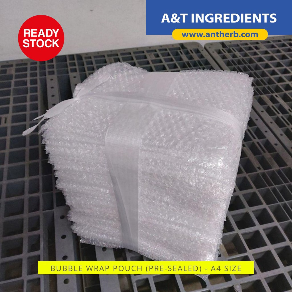 A4 Size Bubble Wrap Pouch / Pocket (3 ซีลข้าง 1 ข้าง) - 220mm X 300mm