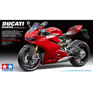 💥ใส่โค้ดลดเพิ่ม 20฿💥🏆 TAMIYA 14129 ชุดประกอบจำลองมาตราส่วน 1:12 DUCATI 1199 PANIGALE S โมเดลประกอบ ต้องไปสร้างและทำสีเอง