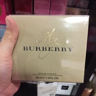 My burberry edp 50 ml กล่องซีล (พลาสติกซีลใต้ก้นกล่องหลุด ตามรูป)