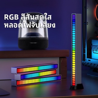 🔥ผลิตภัณฑ์ใหม่🔥 ไฟกระพริบตามจังหวะเพลง RGB ปรับสีผ่านแอปพลิเคชัน สำหรับแต่งห้อง แต่งรถยนต์ ไฟบรรยากาศดนตรี โคมไฟ หลอด