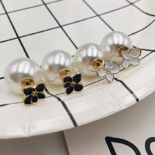 Pearl Flower Stud Earrings Girl