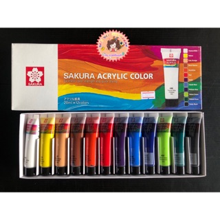 ชุดสีอคิลิค (Acrylic) SAKURA XAC-#